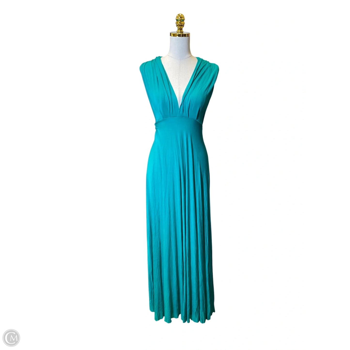 Dress Casual Maxi By Black Label In Green, Size: S