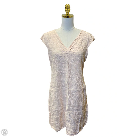Dress Casual Midi By Clothes Mentor In Pink, Size: L