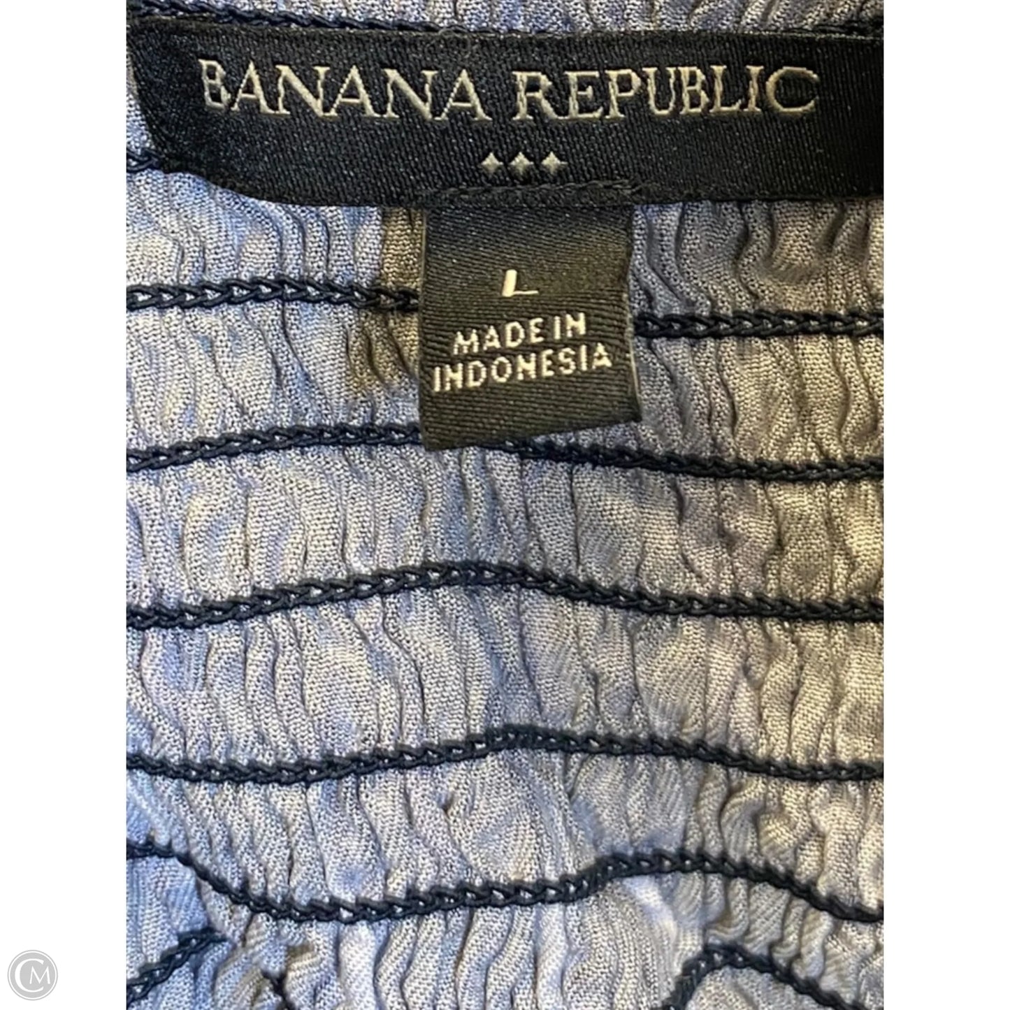 Dress Casual Short By Banana Republic In Blue, Size: L