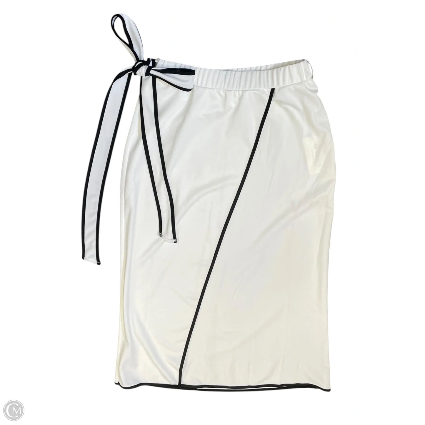 Skirt Maxi By Clothes Mentor In Black & White, Size: M