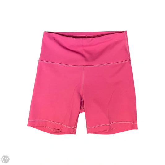 Athletic Shorts By Lululemon In Pink, Size: 8