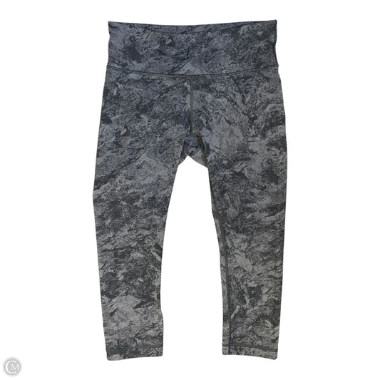 Athletic Leggings Capris By Lululemon In Grey, Size: S