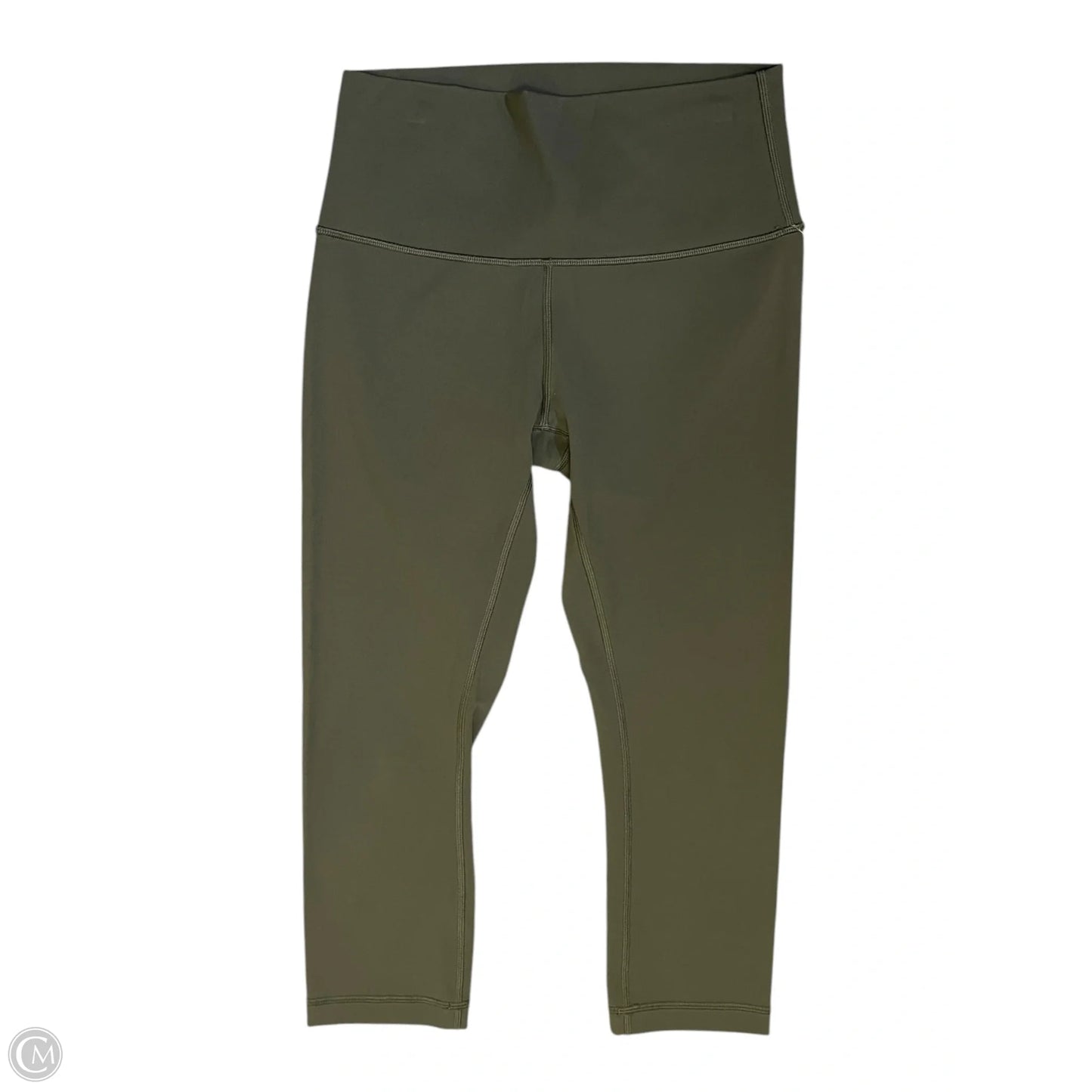 Athletic Leggings Capris By Lululemon In Green, Size: 6
