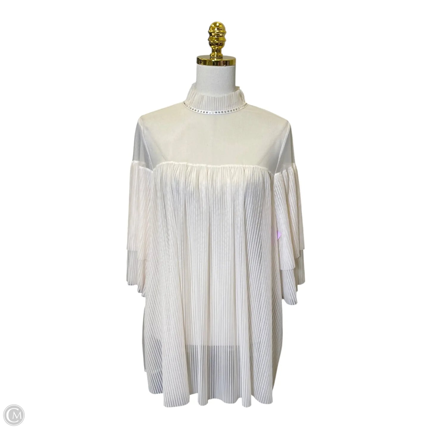 Blouse 3/4 Sleeve By Victorias Secret In Pink, Size: M