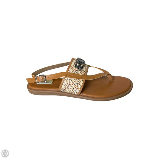 Sandals Flats By Crown Vintage In Tan, Size: 11