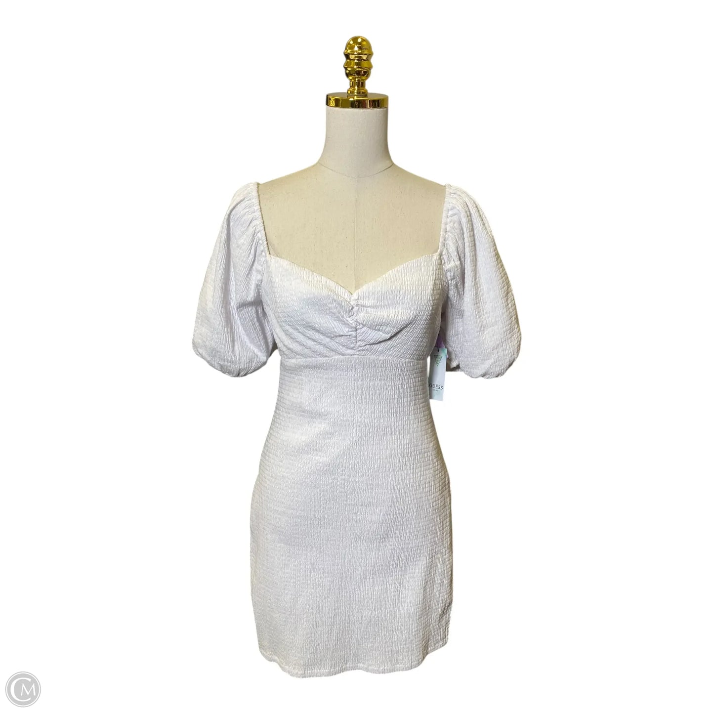 Dress Casual Midi By Guess In White, Size: M