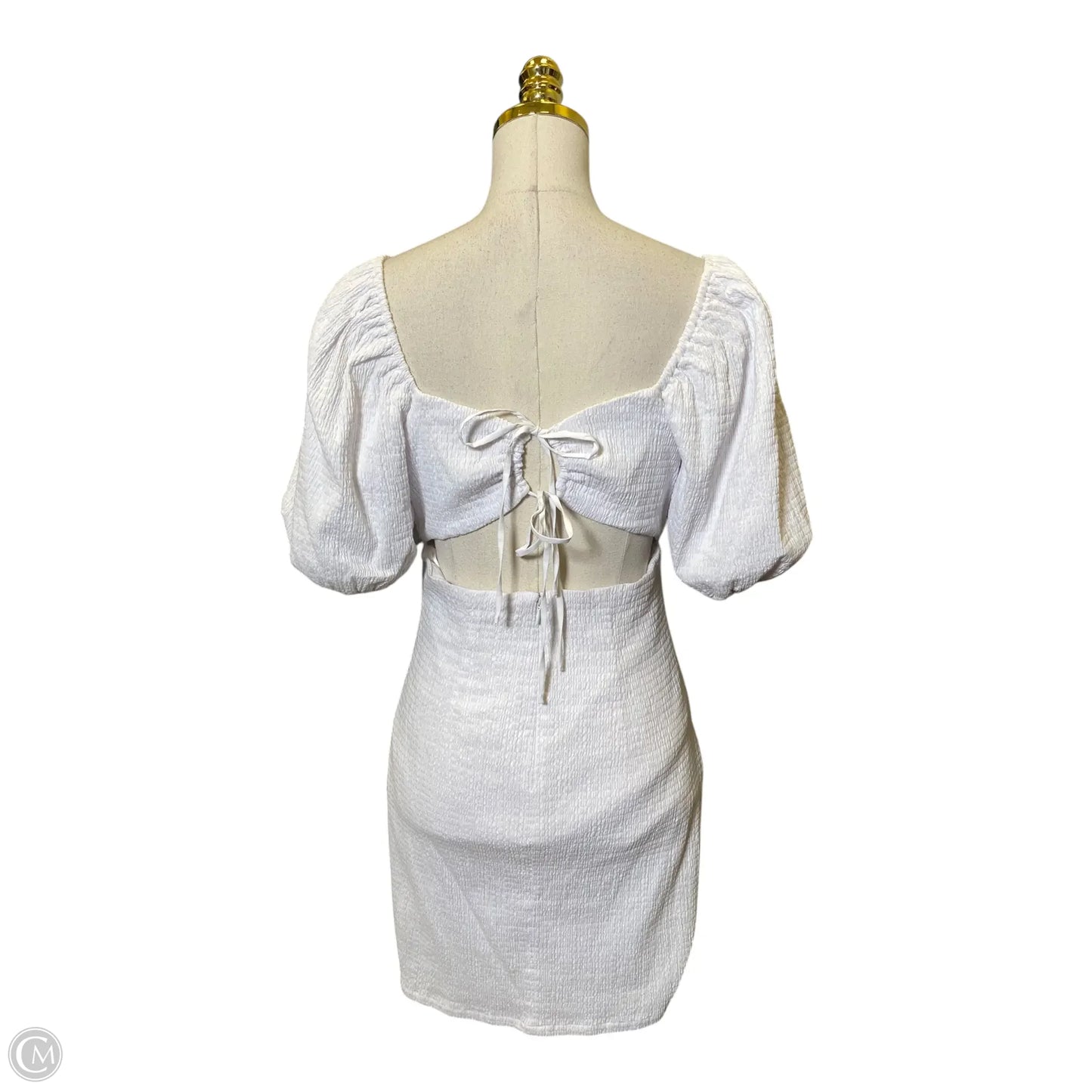 Dress Casual Midi By Guess In White, Size: M