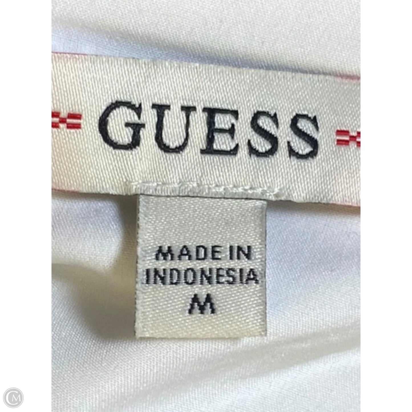 Dress Casual Midi By Guess In White, Size: M
