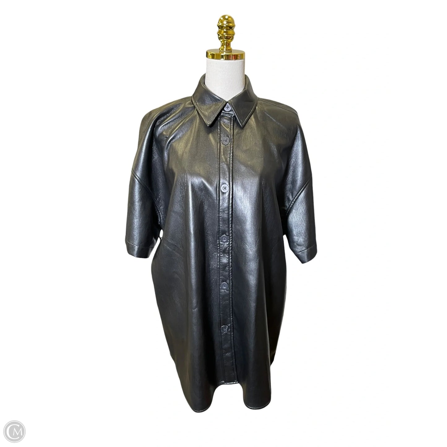 Jacket Leather By Babaton In Black, Size: L