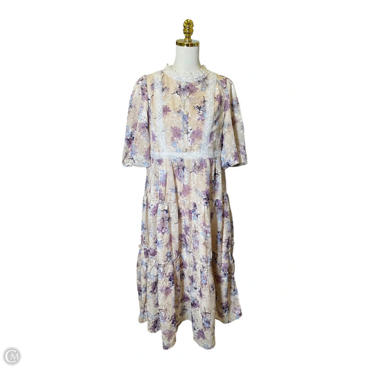 Dress Casual Maxi By Clothes Mentor In Multi-colored, Size: 3x