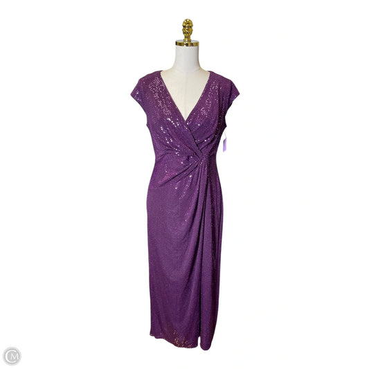 Dress Casual Maxi By John Meyer In Purple, Size: M