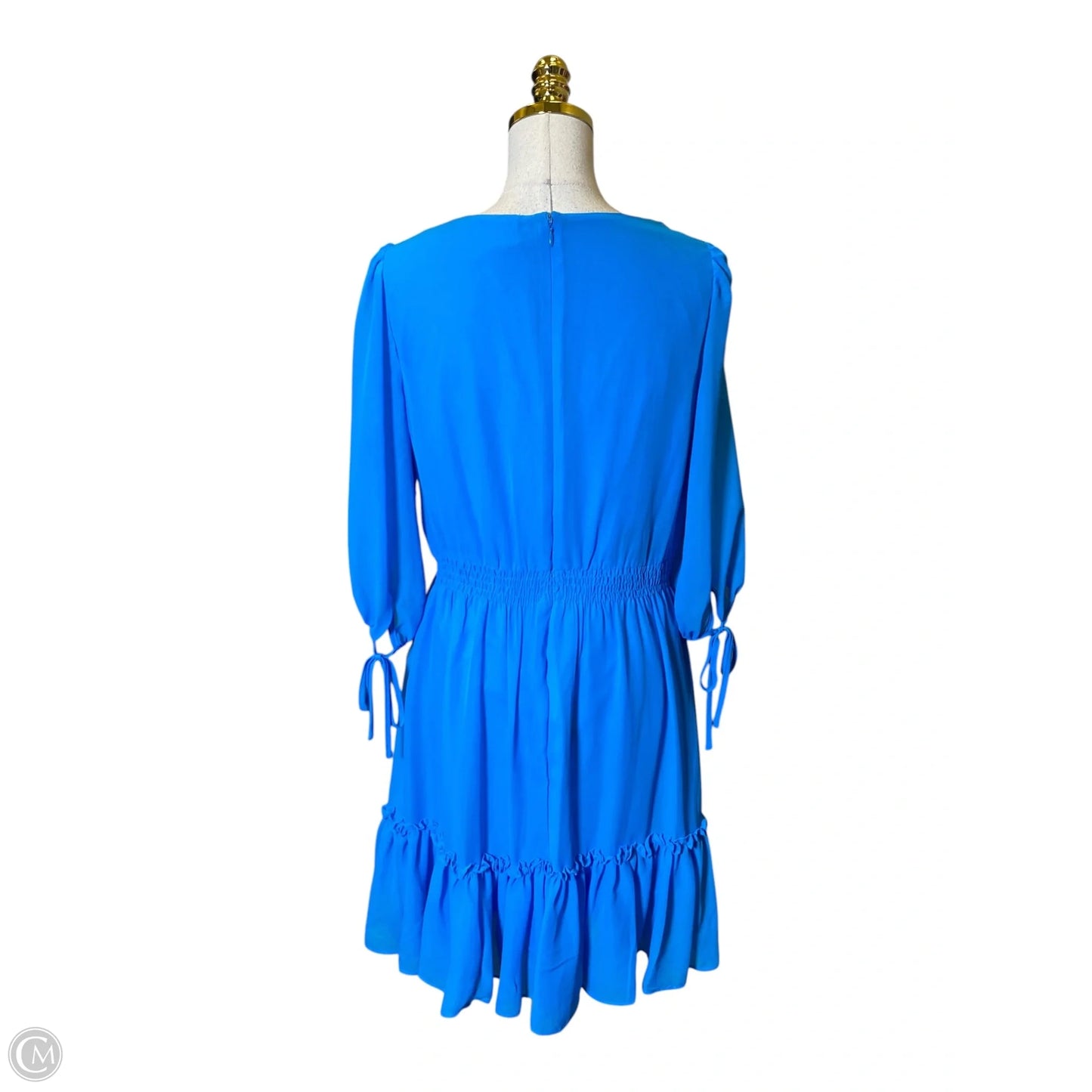 Dress Casual Midi By Taylor In Blue, Size: 12