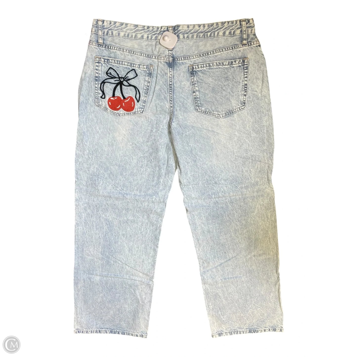Jeans Wide Leg By Clothes Mentor In Blue Denim, Size: 12