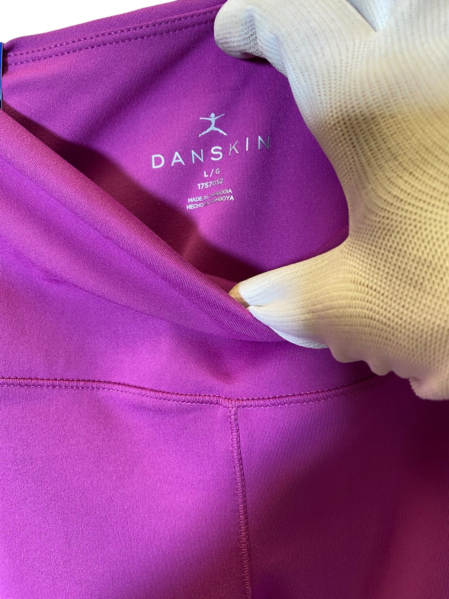 Athletic Leggings By Danskin In Purple, Size: L