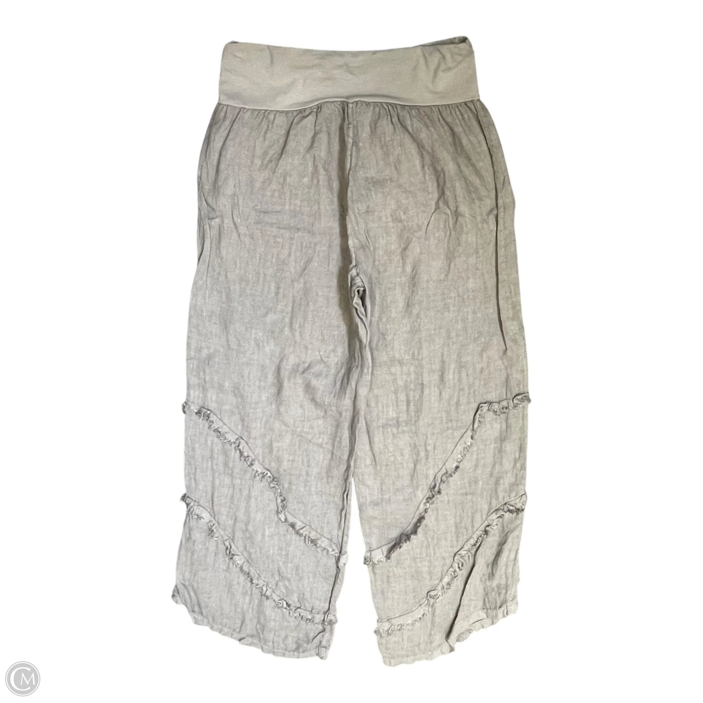 Pants Linen By Clothes Mentor In Brown, Size: 8