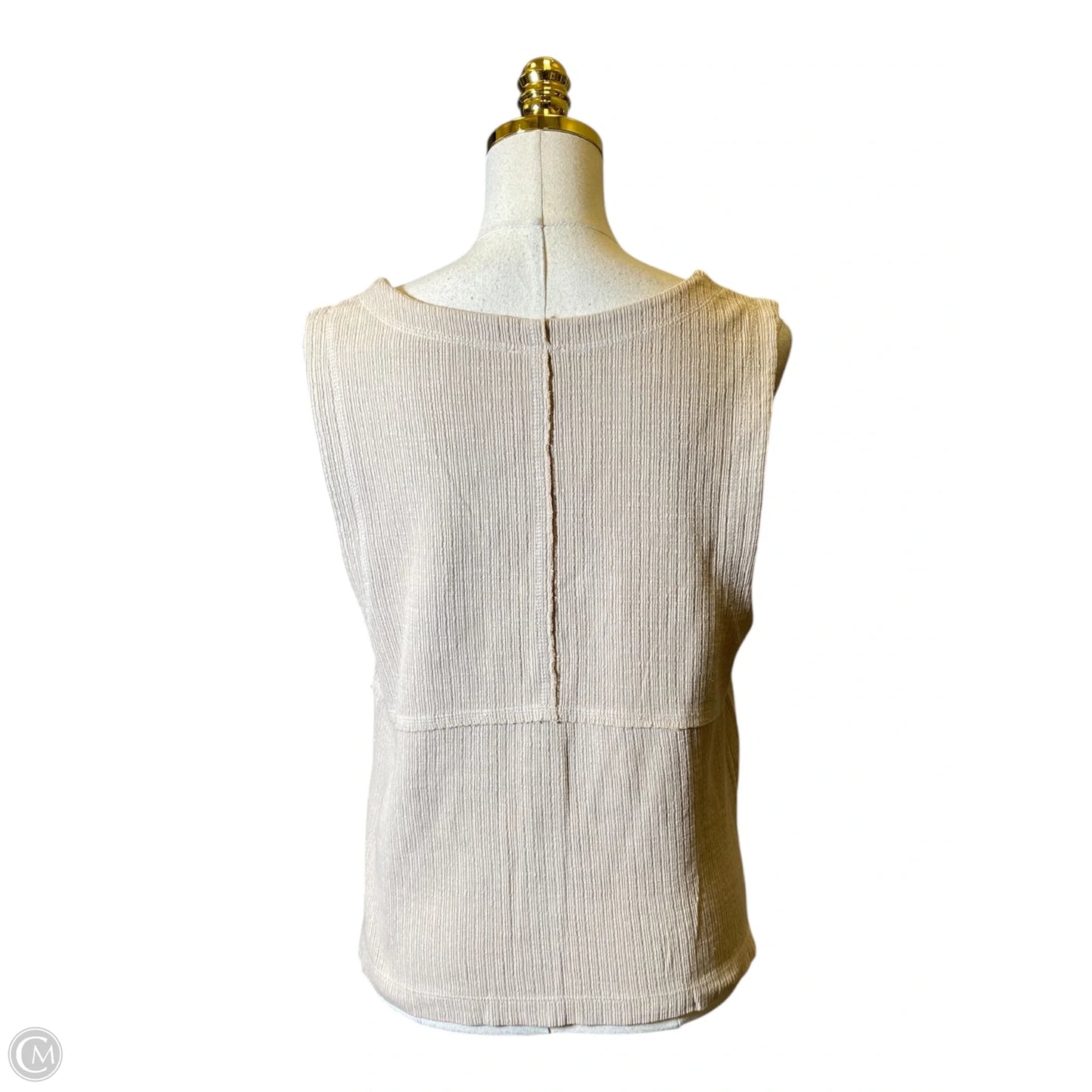 Blouse Sleeveless By Pilcro In Cream, Size: Xs