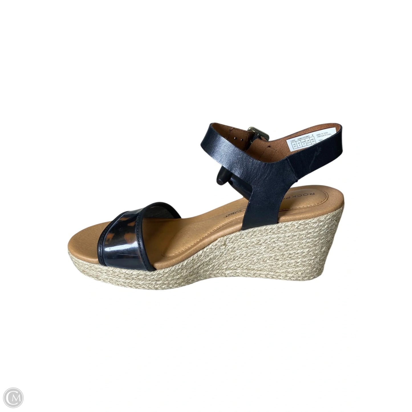 Sandals Heels Wedge By Rockport In Animal Print, Size: 6.5