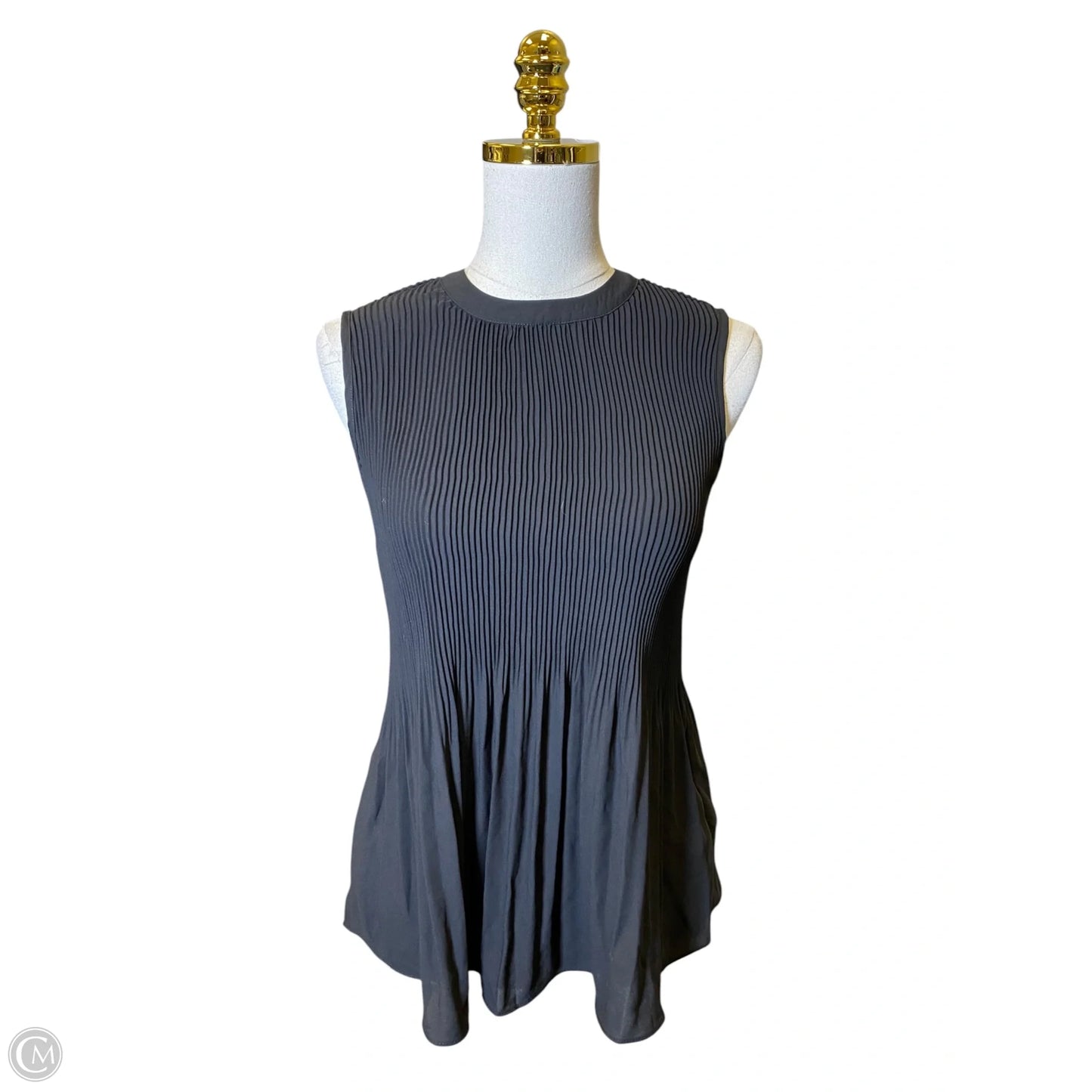Blouse Sleeveless By Adrianna Papell In Black, Size: Xs