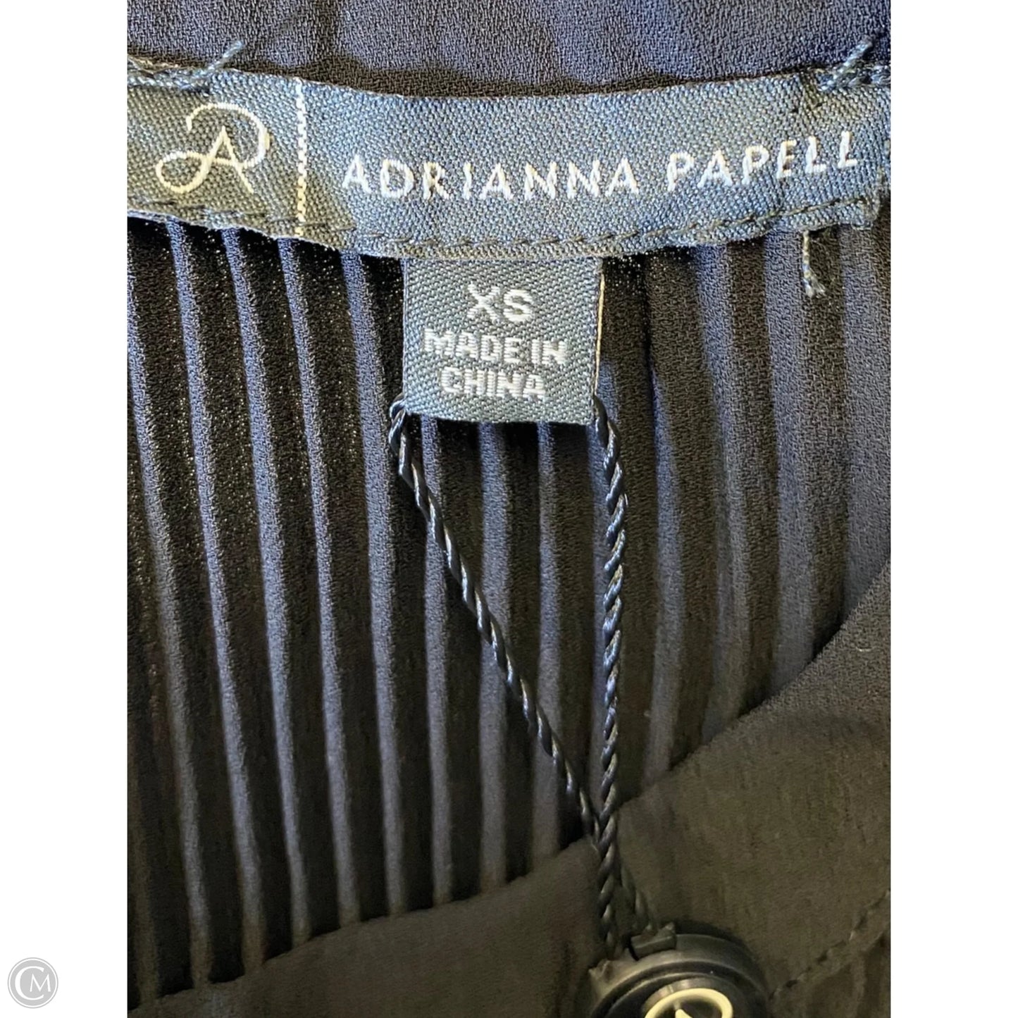 Blouse Sleeveless By Adrianna Papell In Black, Size: Xs