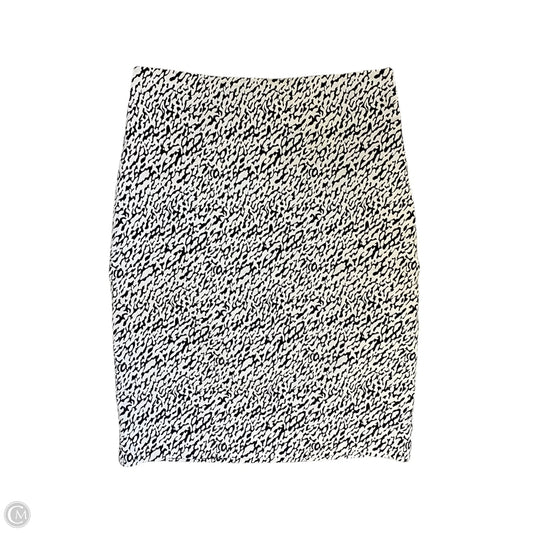Skirt Designer By Diane Von Furstenberg In Black & White, Size: 4