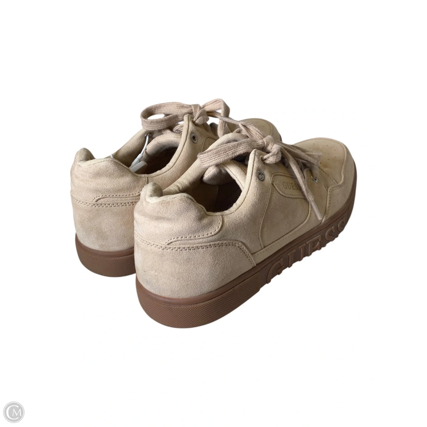 Shoes Sneakers By Guess In Brown, Size: 10