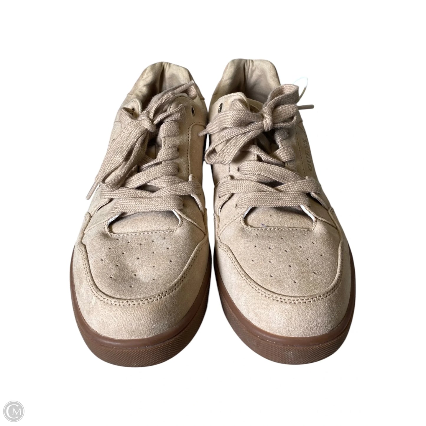 Shoes Sneakers By Guess In Brown, Size: 10