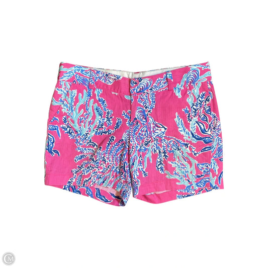 Shorts Designer By Lilly Pulitzer In Blue & Pink, Size: 6