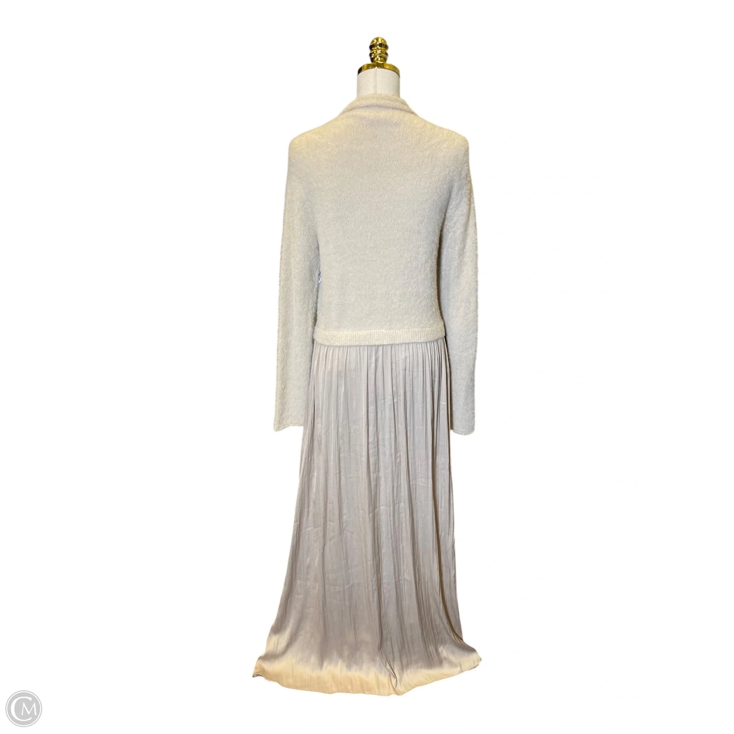 Dress Casual Maxi By Anthropologie In Beige, Size: M