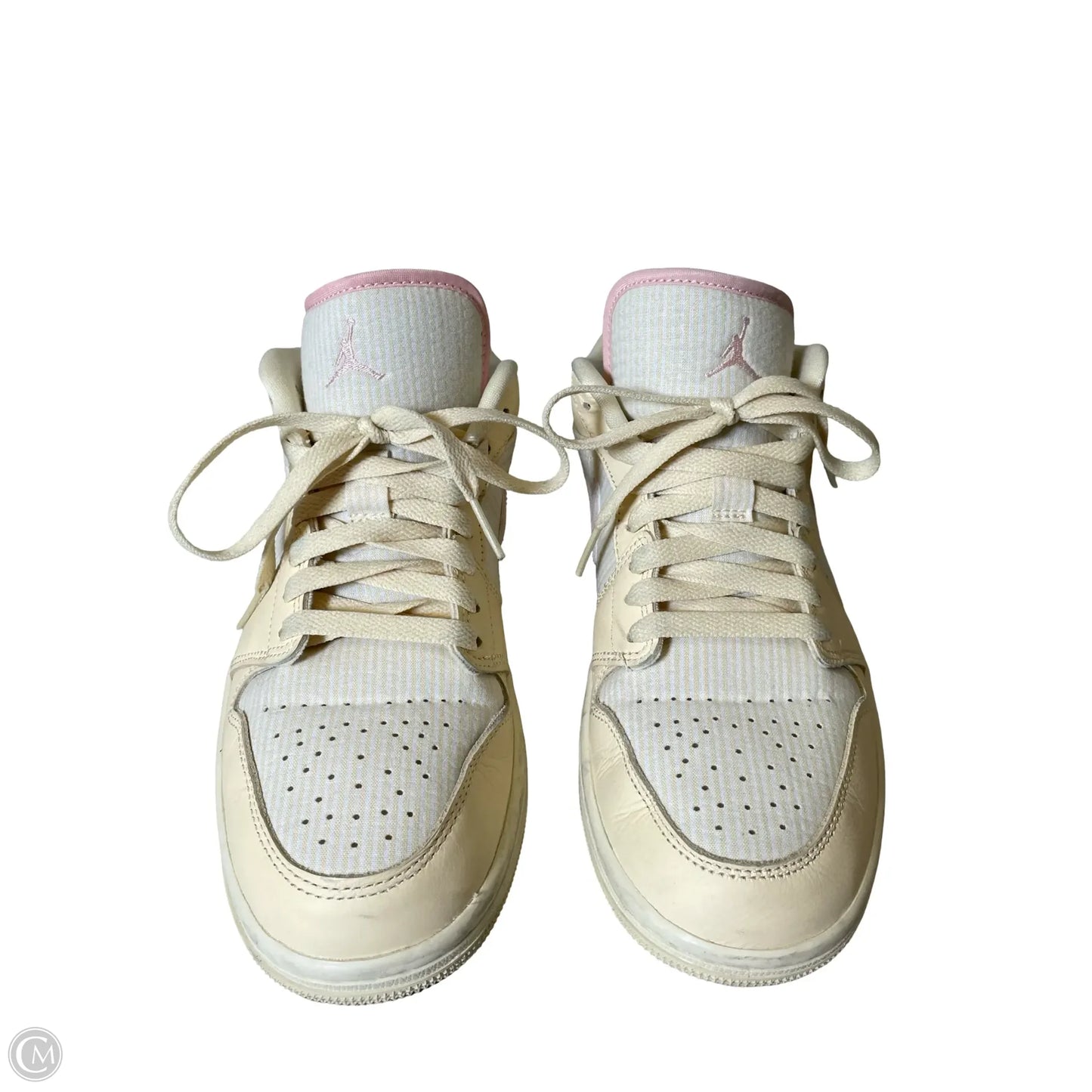 Shoes Sneakers By Nike In Pink & Yellow, Size: 9