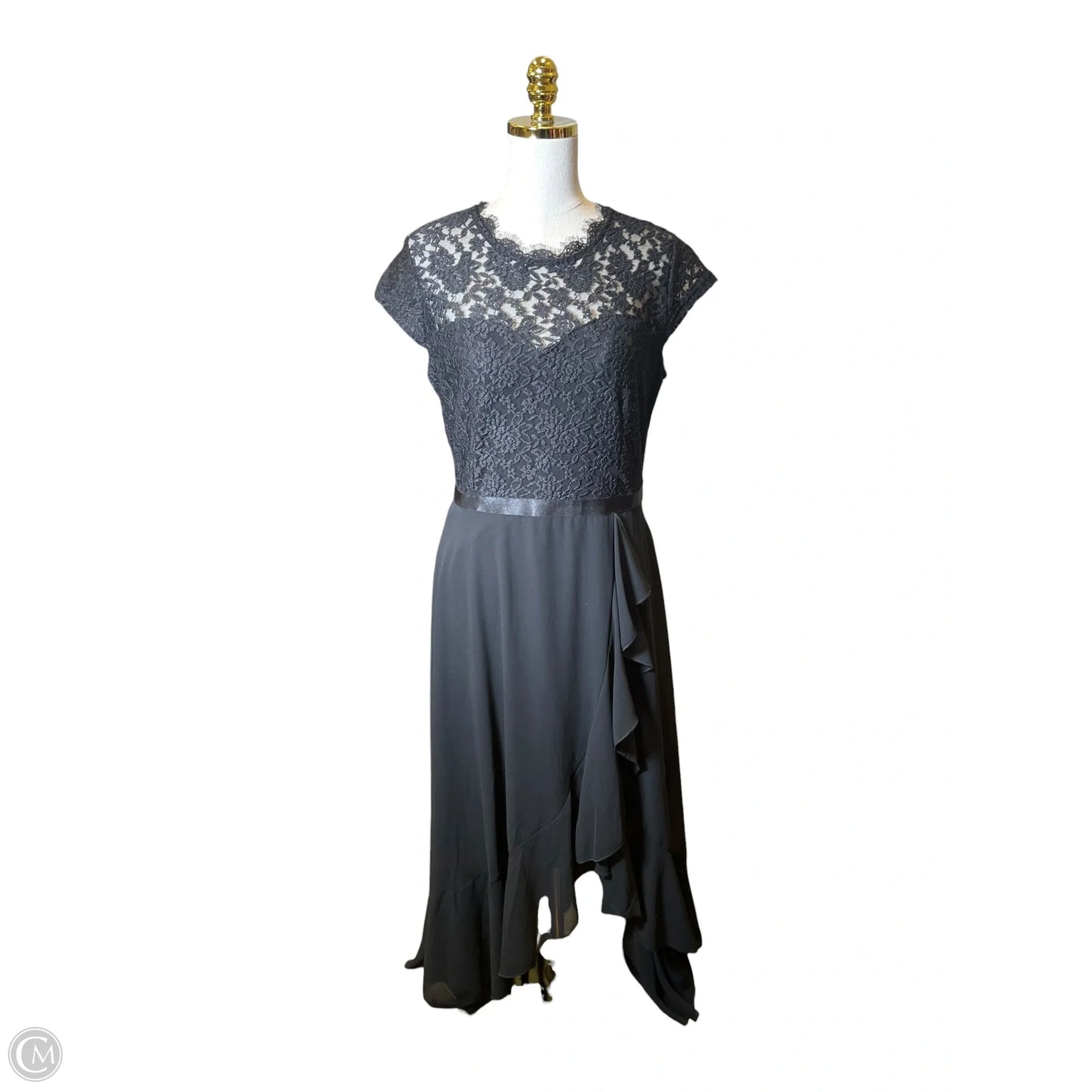 Dress Casual Maxi By Clothes Mentor In Black, Size: L