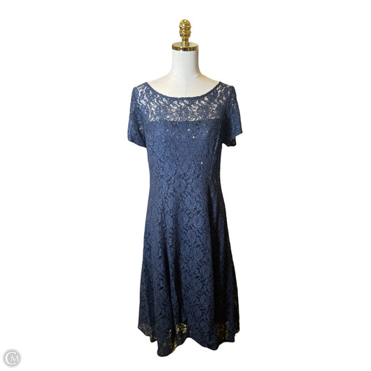 Dress Casual Midi By Clothes Mentor In Blue, Size: Xl