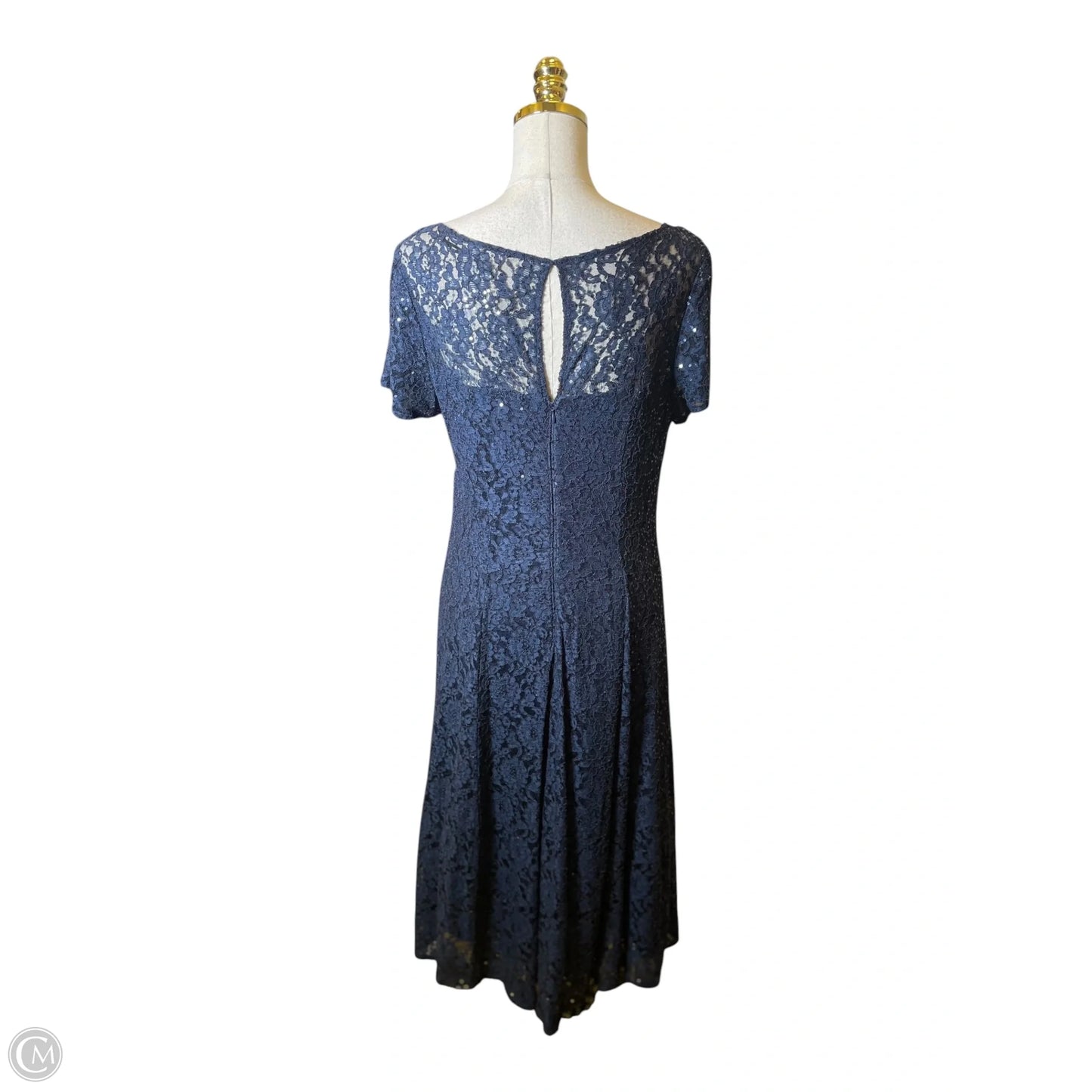 Dress Casual Midi By Clothes Mentor In Blue, Size: Xl