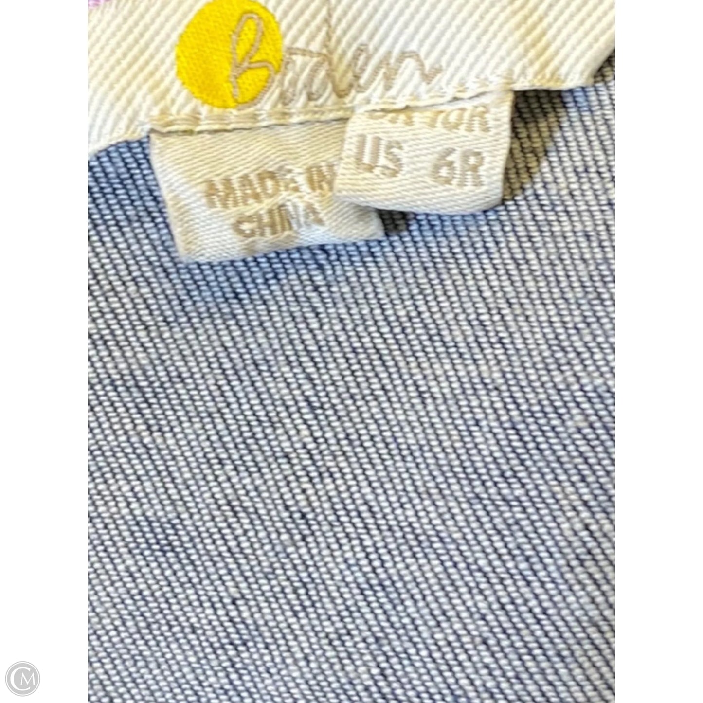 Dress Casual Midi By Boden In Blue Denim, Size: S