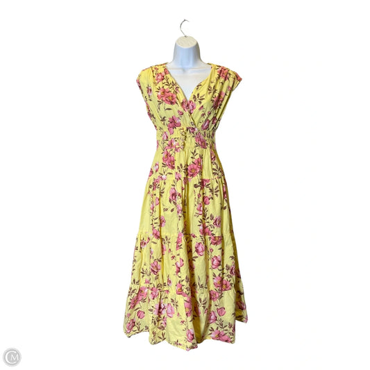 Dress Casual Maxi By Meadow Rue In Floral Print, Size: S