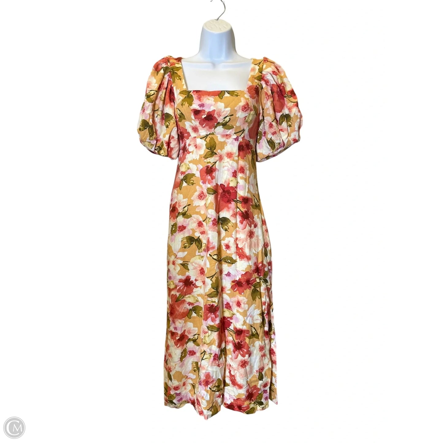 Dress Casual Maxi By Moon River In Floral Print, Size: Xs