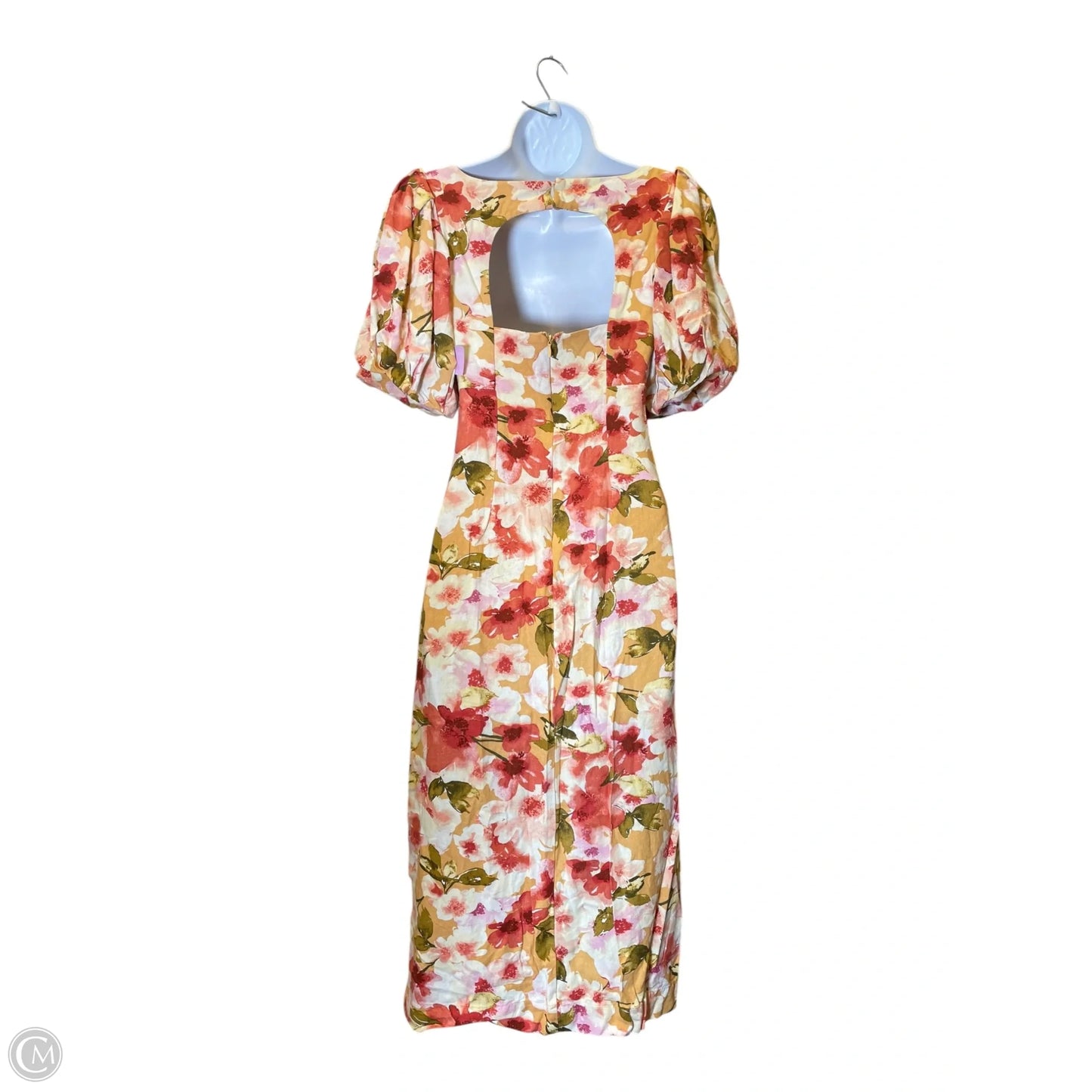 Dress Casual Maxi By Moon River In Floral Print, Size: Xs