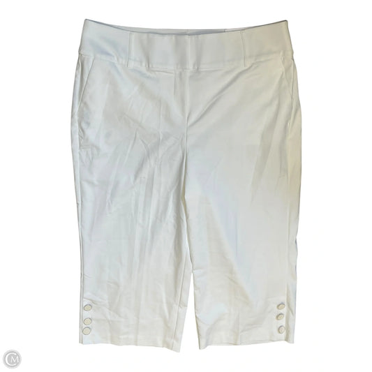 Pants Cropped By Lane Bryant In White, Size: 16