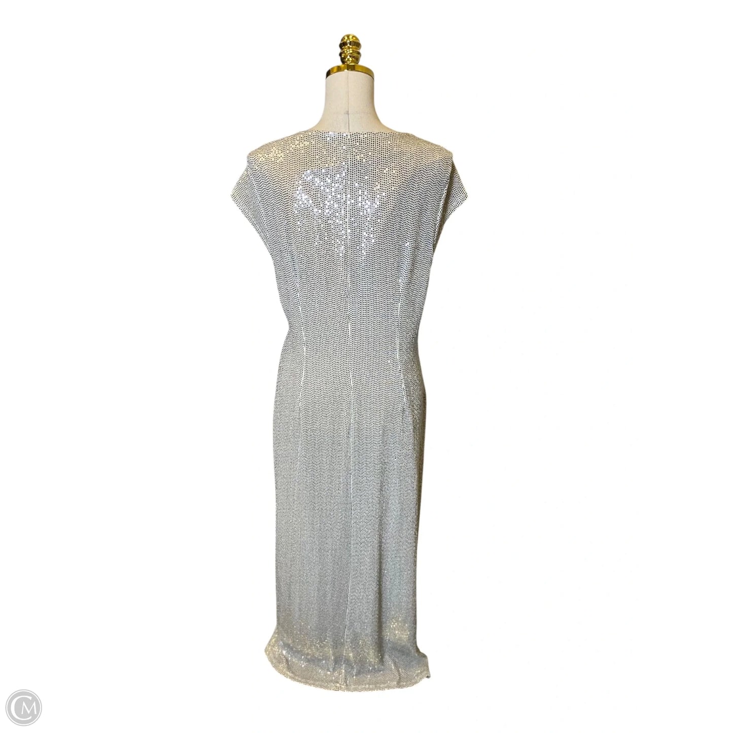 Dress Party Long By John Meyer In Silver, Size: Xl