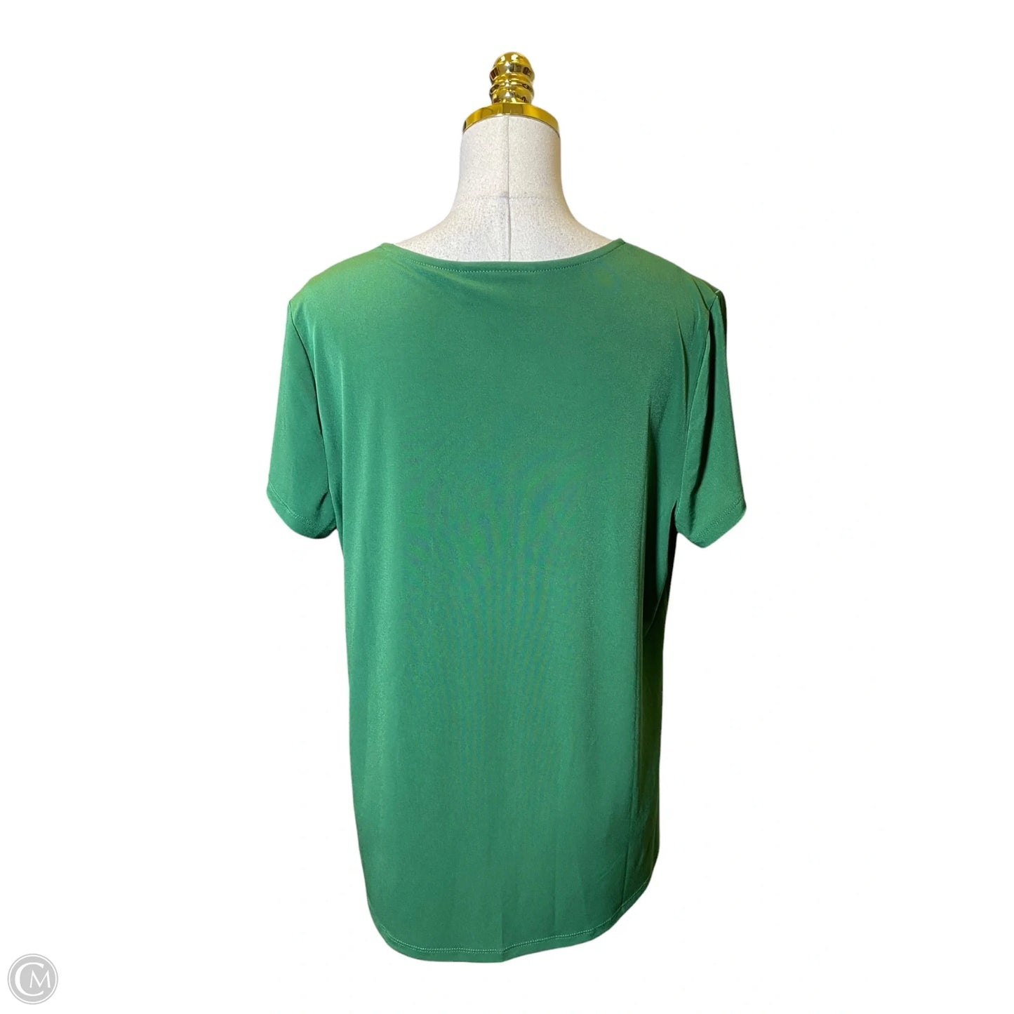 Blouse Short Sleeve By Lane Bryant In Green, Size: M