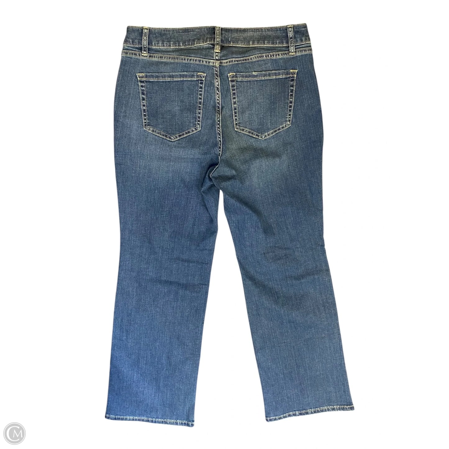 Jeans Straight By Lane Bryant In Blue Denim, Size: 12