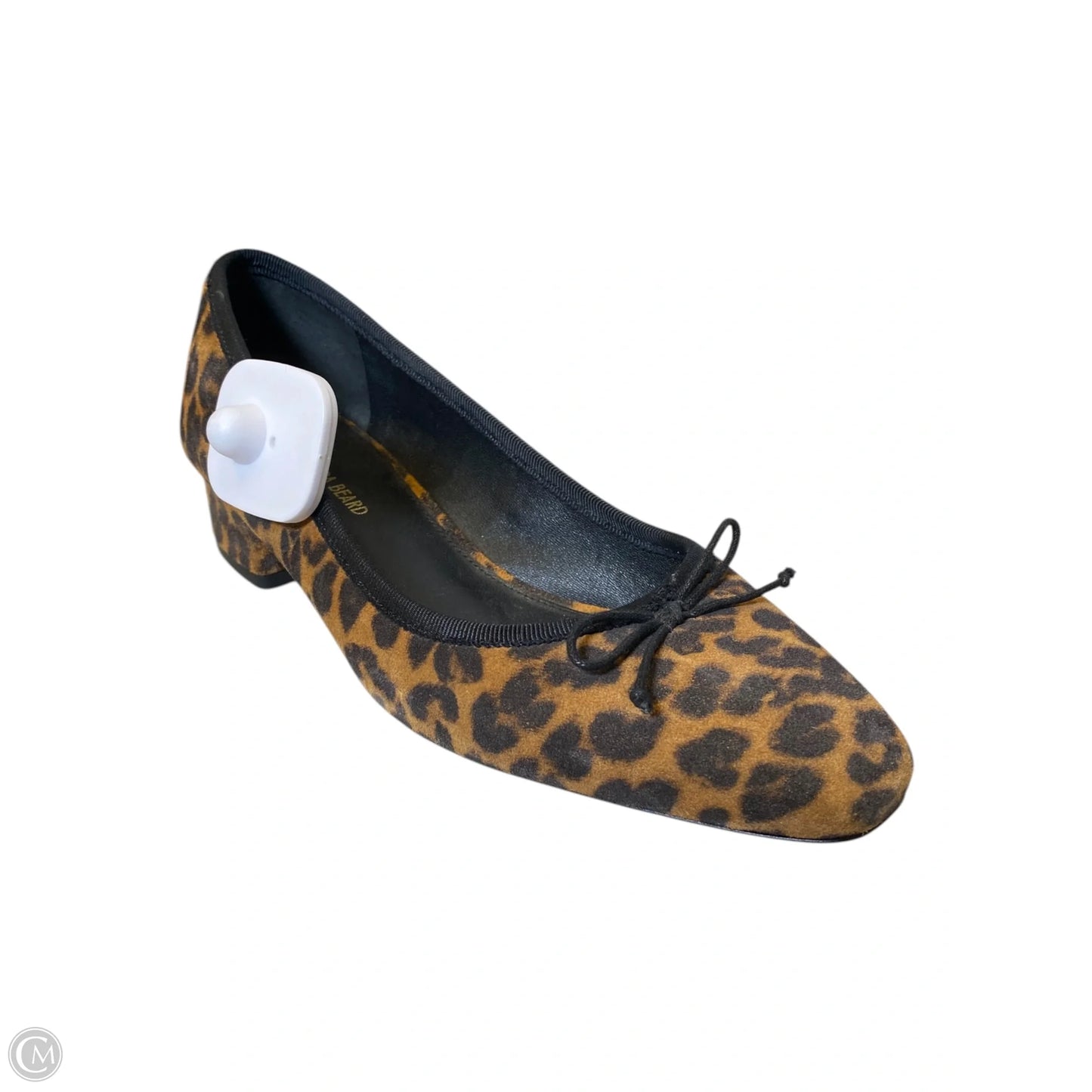 Sandals Heels Block By Veronica Beard In Animal Print, Size: 6