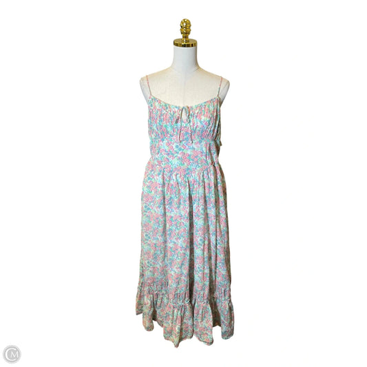 Dress Casual Maxi By American Eagle In Multi-colored, Size: L