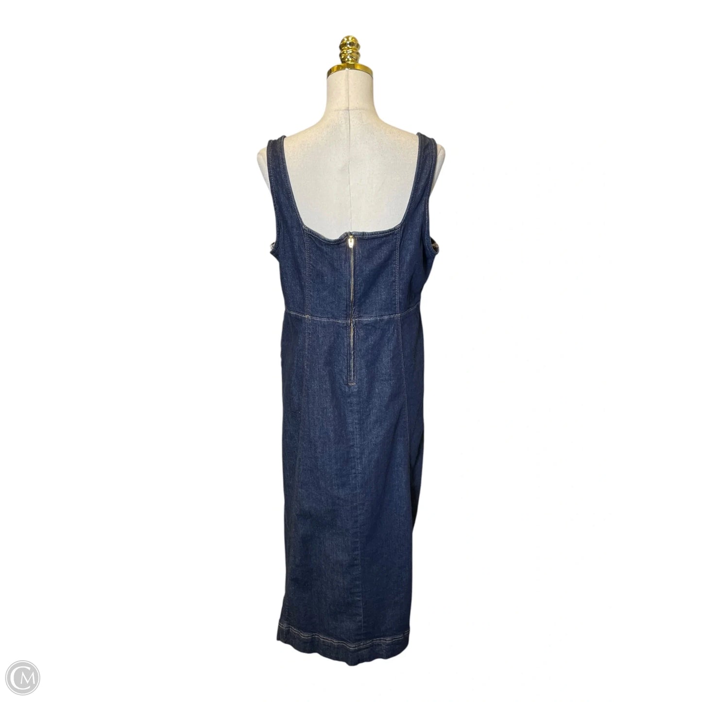 Dress Casual Maxi By Old Navy In Blue Denim, Size: L