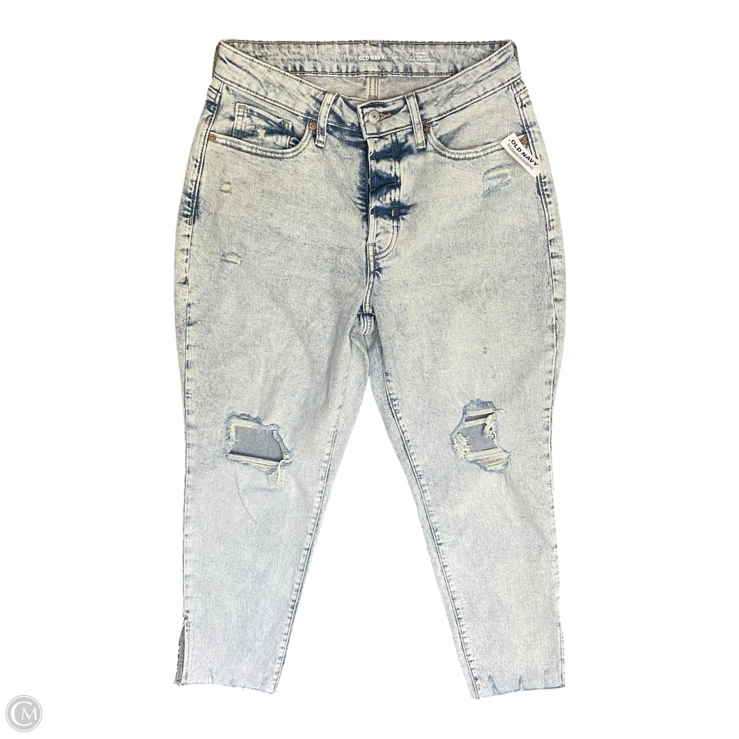 Jeans Straight By Old Navy In Blue Denim, Size: 10