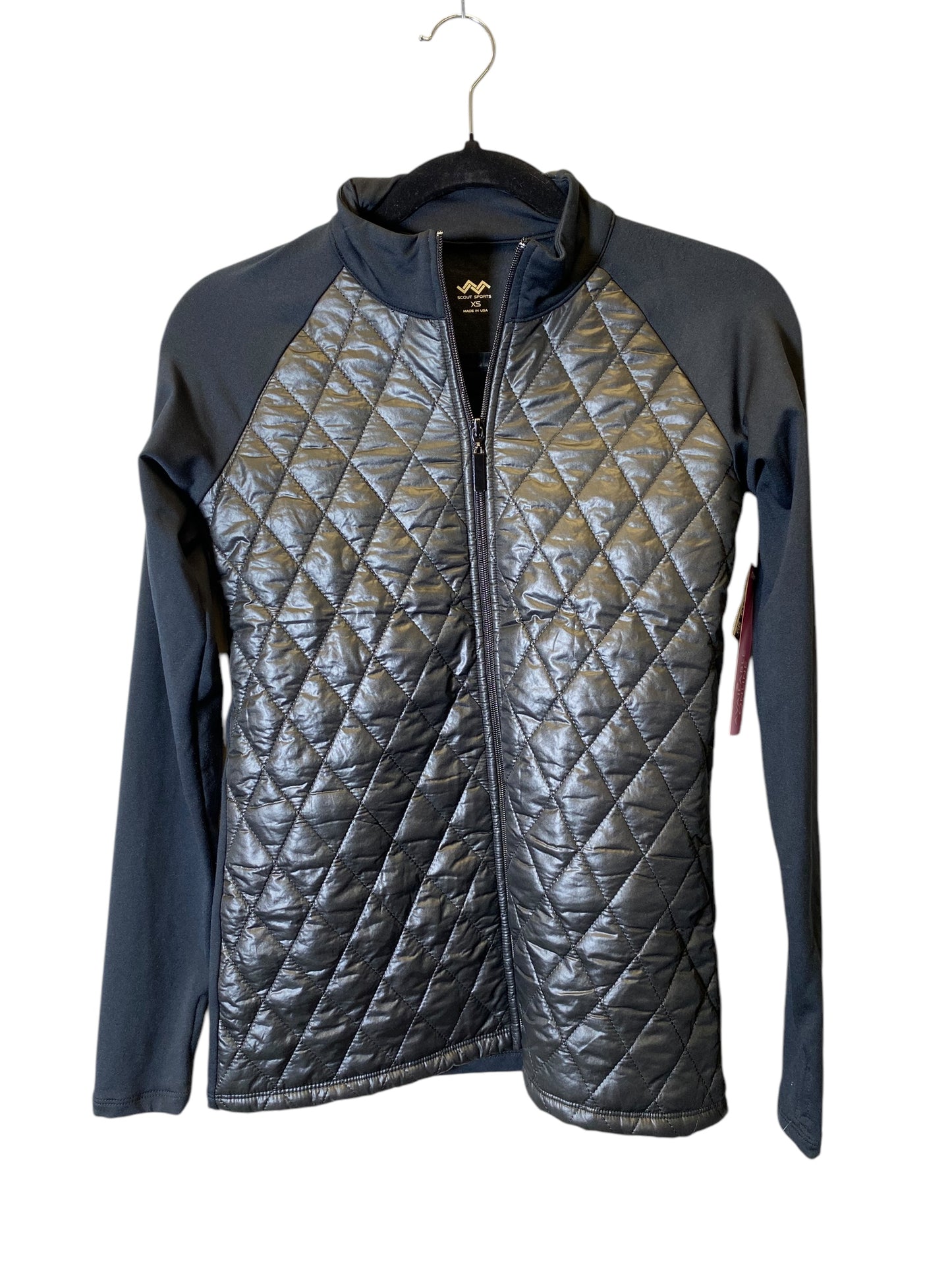 Athletic Jacket By Clothes Mentor In Black, Size: Xs