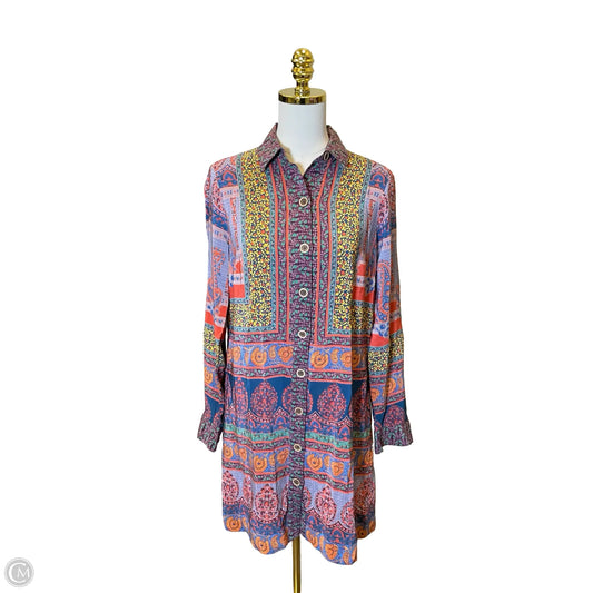 Dress Casual Midi By Maeve In Multi-colored, Size: M