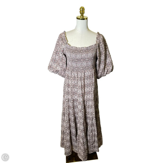 Dress Casual Maxi By Clothes Mentor In Brown, Size: Xs