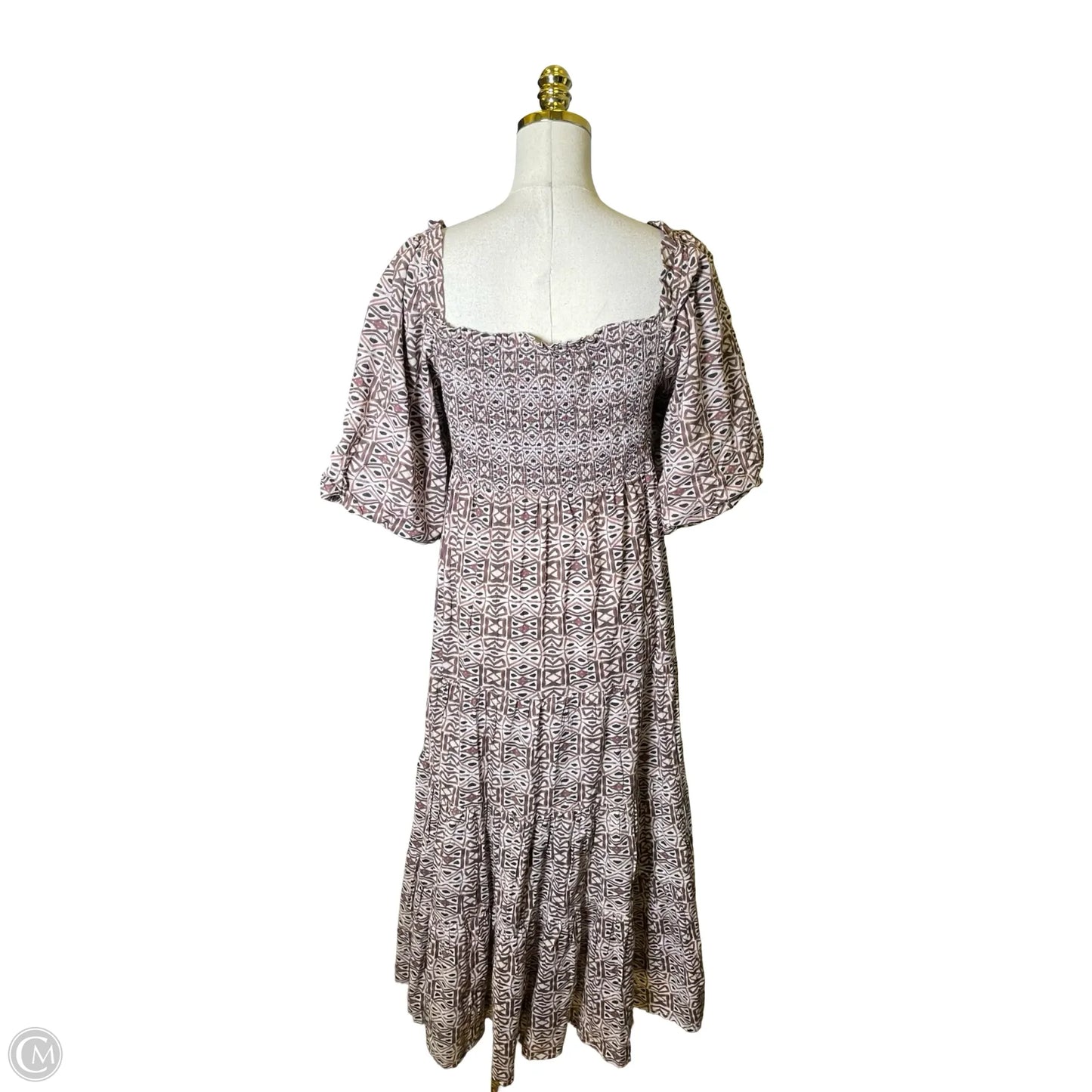 Dress Casual Maxi By Clothes Mentor In Brown, Size: Xs