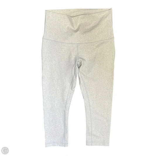 Athletic Capris By Lululemon In White, Size: 8