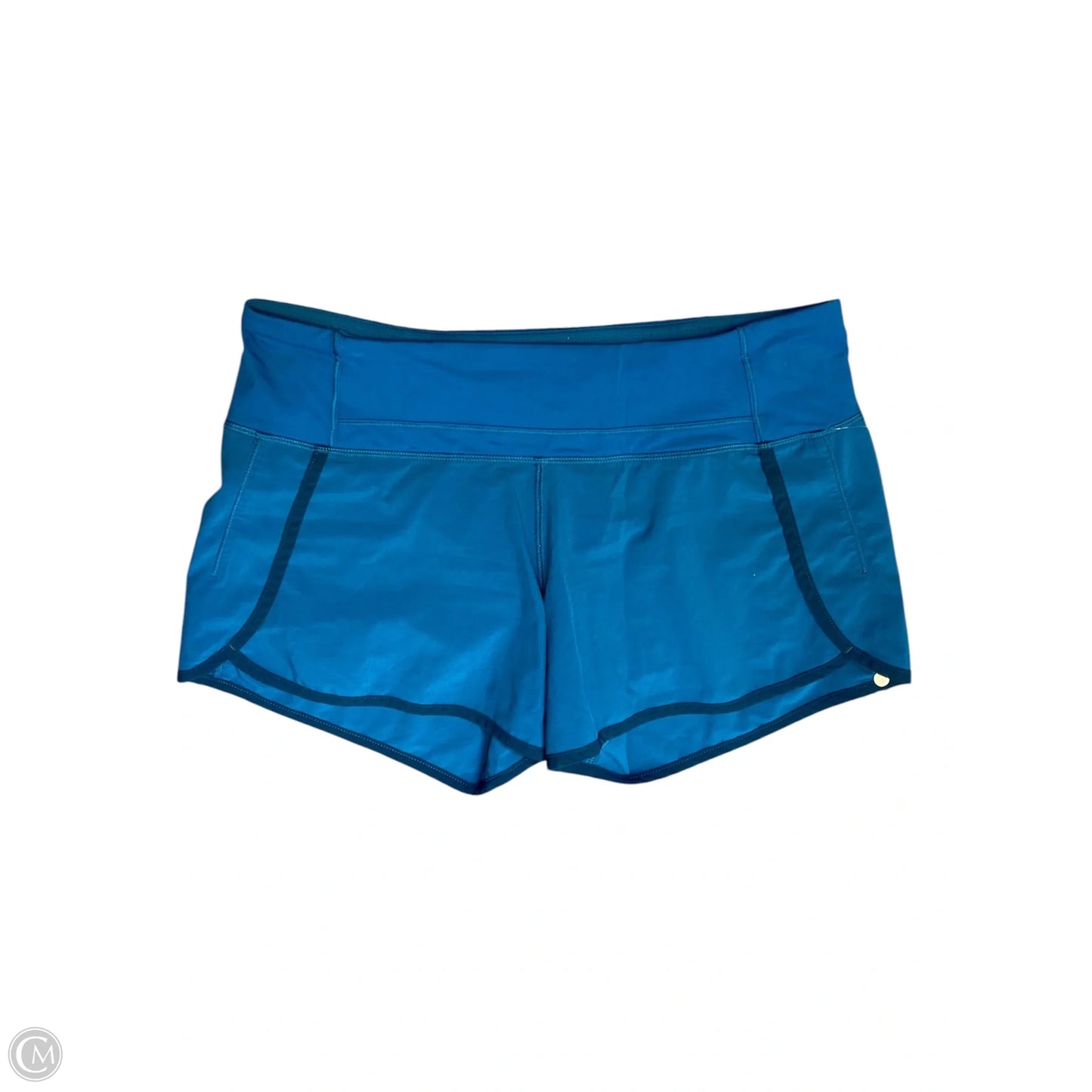 Athletic Shorts By Lululemon In Teal, Size: 6